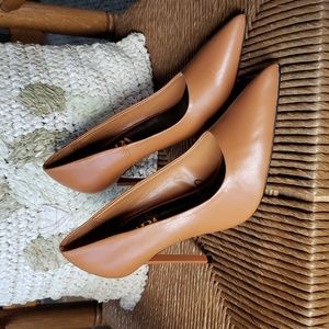 Zara camel colored stilettos, size 40, size 9